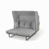 Outdoor Patio Daybed Rattan Daybed Outdoor Sunbed With Detachable Pillows For Patio, Backyard, Pool - Gray - Image 15