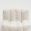 Fluffy Bean Bag Chair, Comfortable Bean Bag For Adults And Children, Super Soft Lazy Sofa Chair With Memory Foam And Ottoman, Indoor Modern Focus Bean Bag Chair For Living Room, Bedroom, Apartment - White - Image 22
