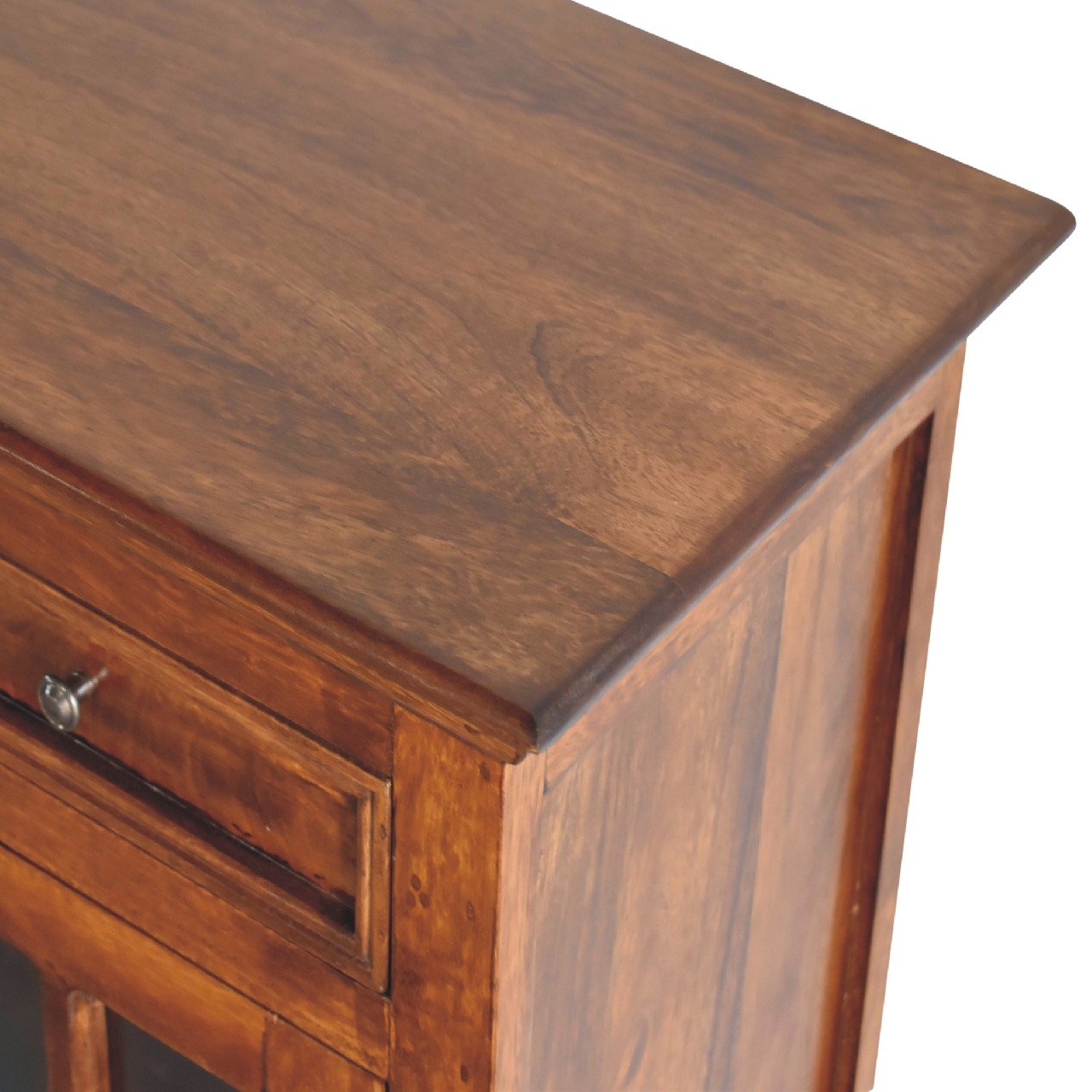 Large Glazed Sideboard - Chestnut - Image 5