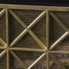 Margaret - 3 Panel, Fireplace Screen Iron - Black / Gold - Image 5