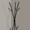 Coat Rack, Hall Tree, Free Standing, 11 Hooks, Entryway, Contemporary & Modern - Black - Image 2