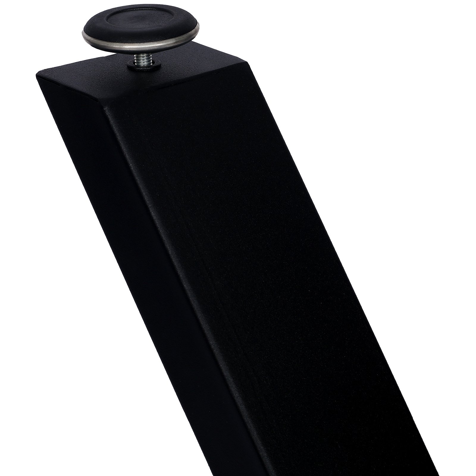 X Table Legs 28X 24", Wide Metal Table Legs, Heavy Duty Steel Desk Legs Table Leg Dining Table Legs Coffee Desk Leg (Set of 2) - Black - Image 3