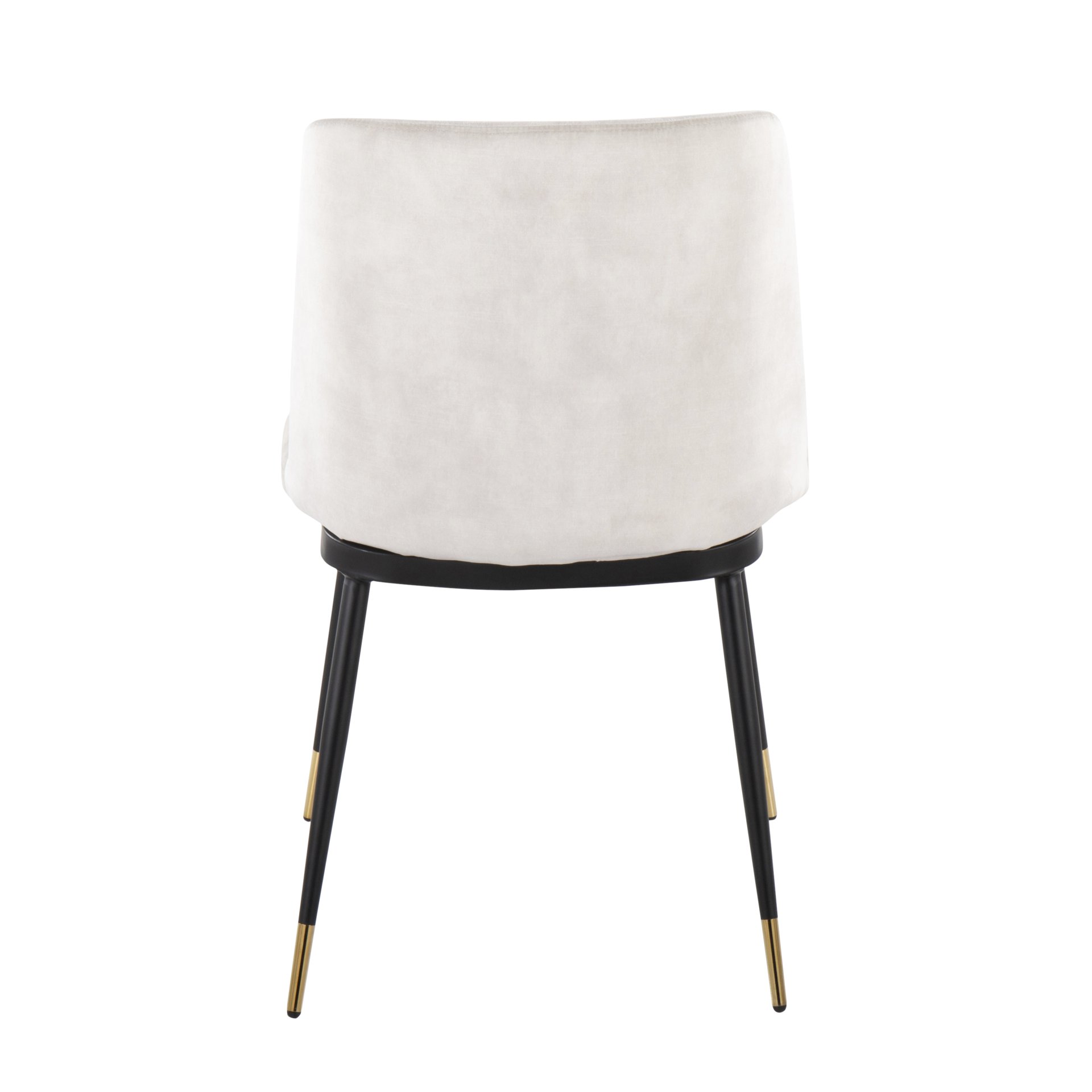 Wanda - Contemporary Chair (Set of 2) - Black / Beige - Image 5