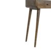 Curved Console Table - Brown - Image 9