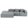 Sectional Sofa Full-Compressed Sofa Couch Free-Combined Sofa For Living Room - Gray - Image 22