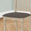 Dining Chair, Upholstered, Side, Transitional (Set of 2) - Gray - Image 4