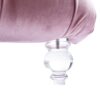 Velvet Chaise Lounge Indoor, Button Tufted Upholstered Chaise Lounge Chair With Pillow - Pink - Image 17