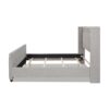 Elle - Wingback Upholstered King Bed - Silver Gray - Image 3