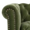 Alto - Tufted Chesterfield Sofa - Olive Green - Image 10