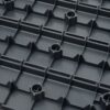 Durable Plastic Interlocking Deck Tiles, 44 Pack, Waterproof Outdoor And Indoor Use, 12" X 12" - Dark Gray - Image 7