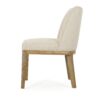 Modern Minimalist Dining Chair Mp2 (Set of 2) With Upholstered Comfort - Beige - Image 10