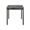 5 Piece Dinning Set With Faux Marble Top, Table & 4 Chairs - Black - Image 6