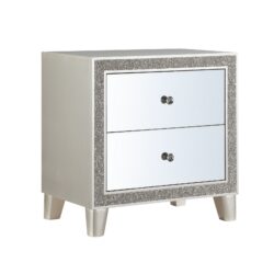 Sliverfluff - Mirrored Nightstand - Champagne