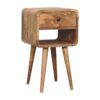 Mini Curve Lower Nightstand - Oak - Image 2