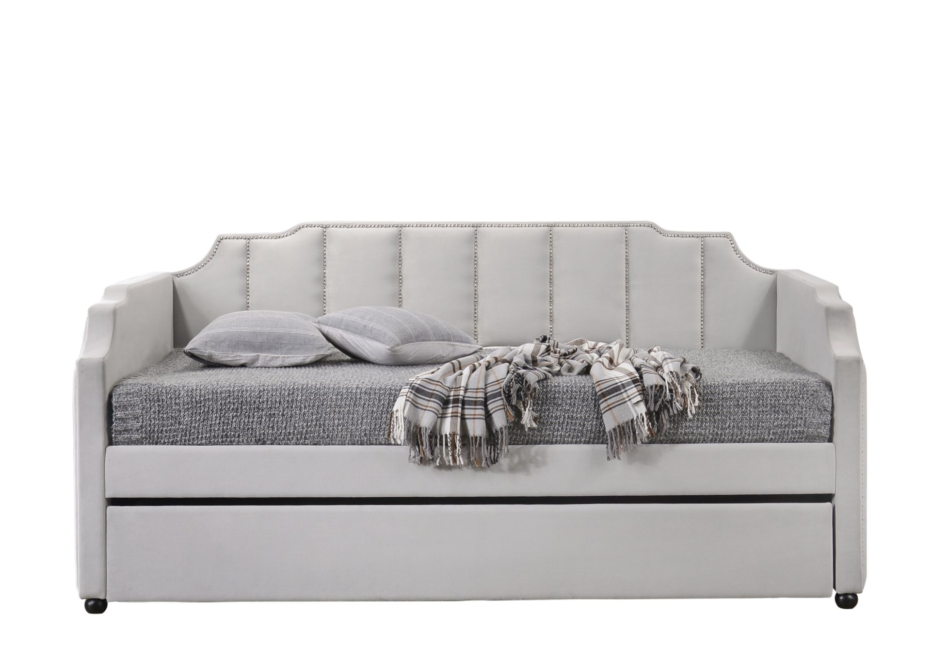 Peridot - Twin Daybed With Trundle - Dove Gray - Image 8