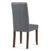 Acadian - Parson Dining Chair (Set of 2) - Stone Gray - Image 2