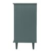 2 Door 3 Drawer Cabinet, American Furniture, Suitable For Bedroom, Living Room, Study - Dark Green - Image 14