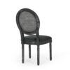 French Country Dining Chairs (Set of 2) With Retro Elegance - Gray - Image 8