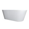 Solid Surface Soaking Freestanding Bathtub For Bathroom - Matte White - Image 6