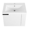 Modern Bathroom Vanity Sink Combo For Small Spaces - White - Image 12