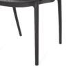 Roxanne - Outdoor Stacking Dining Armchair (Set of 2) - Black - Image 12