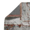 Quarry - 5.25' X 6.5' Abstract Area Rug - Gray / Orange - Image 3