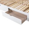 Daybed With Trundle And Two Storage Drawers, Sofa Bed For Bedroom - White - Image 13