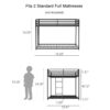 Adam - Full Over Full Bunk Bed - Black - Image 3