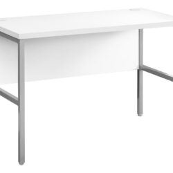 Computer Desk, Home Office, Commercial Grade, Contemporary & Modern - White