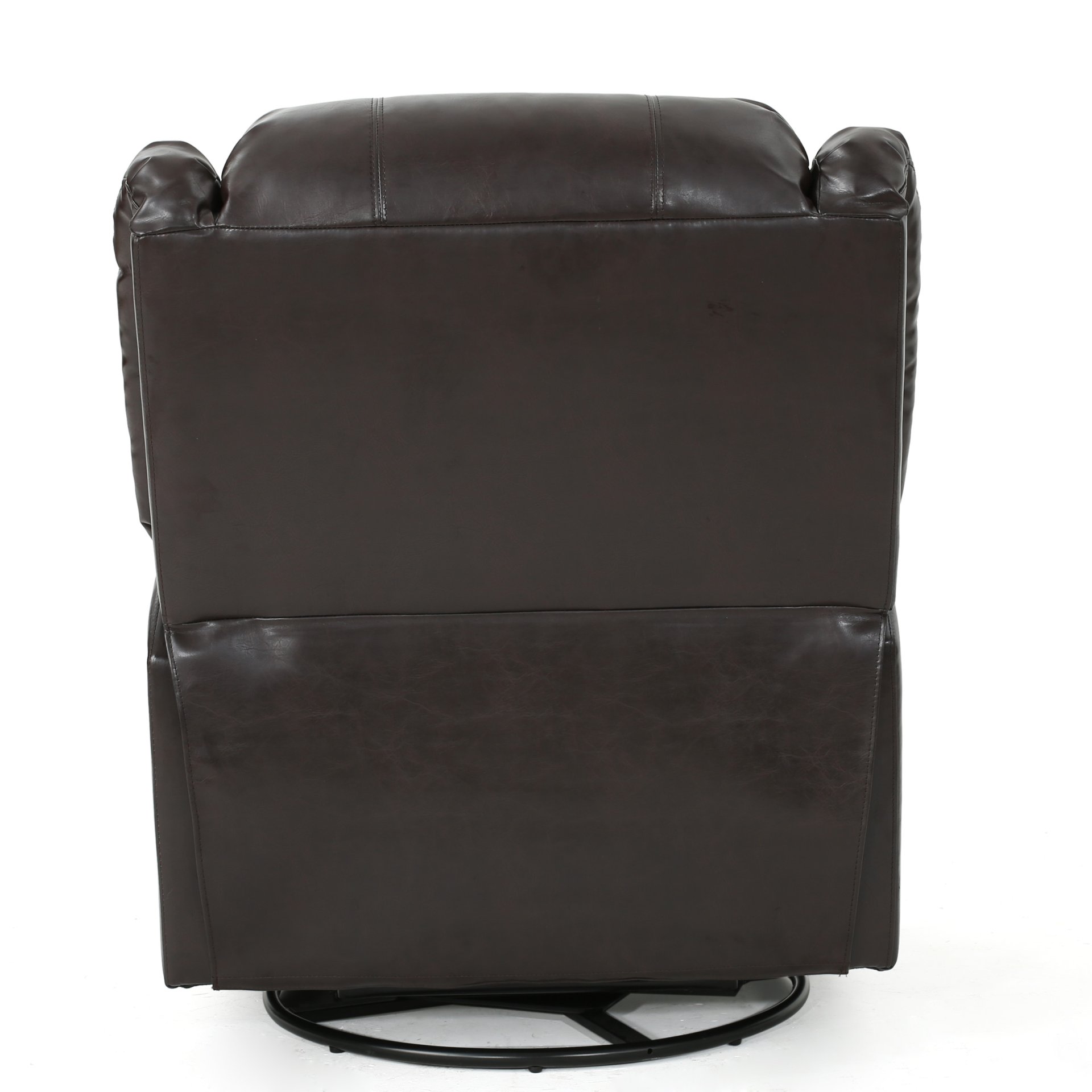 Glider Recliner With Swivel, Manual Reclining Chair - Brown - Image 13