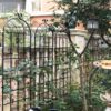 4 Pack Metal Garden Trellis Rustproof Trellis For Climbing Plant Outdoor Flower Support - Black - Image 9