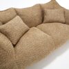 Comfortable Dual Beanbag Chair With High Resilience Foam Core For 2 People In Coffee - Coffee - Image 23