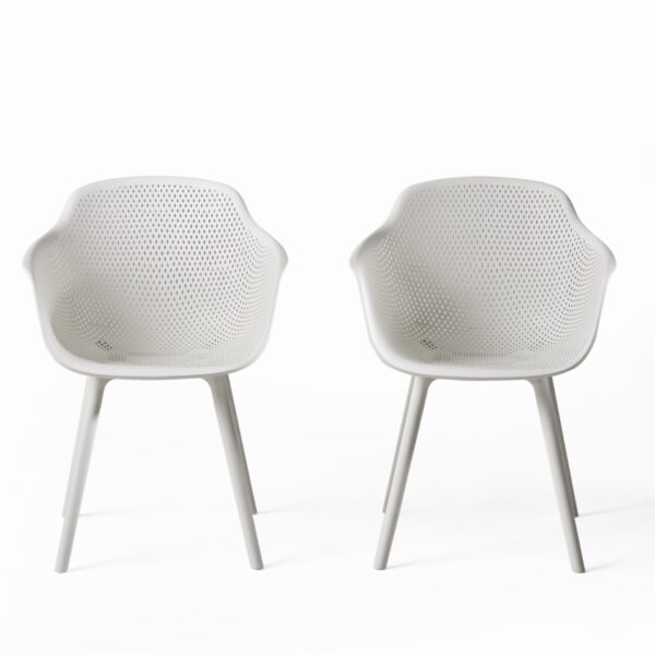 Lotus - Chair (Set of 2) - White