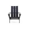 Aurascape - Outdoor Acacia Wood Foldable Adirondack Chair - Black - Image 5