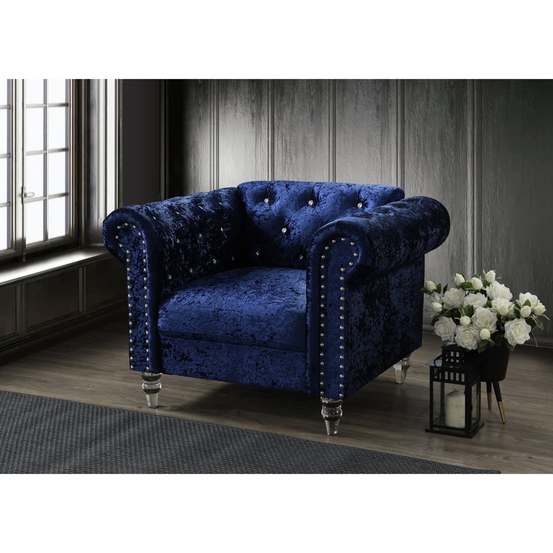 Anina - Chair - Blue - Image 2