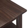Warm Shaker - Narrow Side Table - Tobacco Brown - Image 6