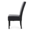 Contemporary Dining Chair (Set of 2) With Rubberwood Legs - Black - Image 9