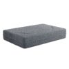 Modern Floor Sofa, With 2 Pillows, Convertible Teddy Fabric Foam Filled Bed, Full Size Folding Mattress, Suitable For Living Room Guest Room, Game Room - Gray - Image 13