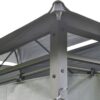 Outsunny - Patio Gazebo, Outdoor Gazebo Canopy Shelter With Curtains, Vented Roof, Steel Frame For Garden, Lawn, Backyard And Deck, - Sage Gray - Image 7