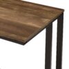 Tyrese - Writing Desk With USB - Walnut / Black - Image 6