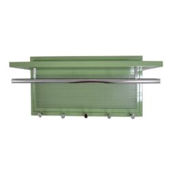 Esyspot - Metal Powder Coating Hook Wall Mounted With Shelf - Green