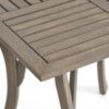 Hermosa - Stylish Outdoor Acacia Wood Table - Teak Gray - Image 9