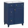 Bathroom Vanity Cabinet With Sink - Blue - Image 12