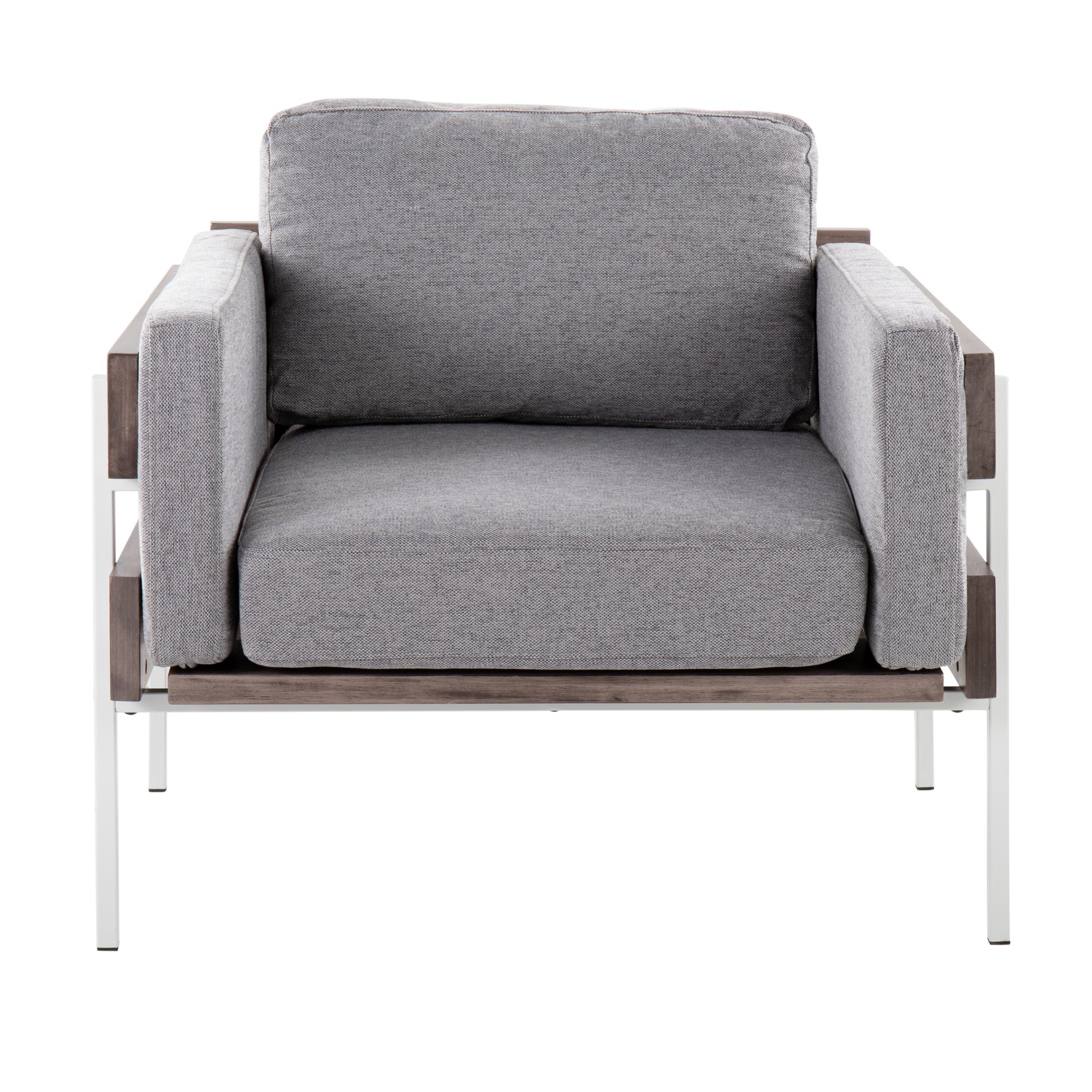 Kari - Farmhouse Chair - White / Gray / Light Gray - Image 5