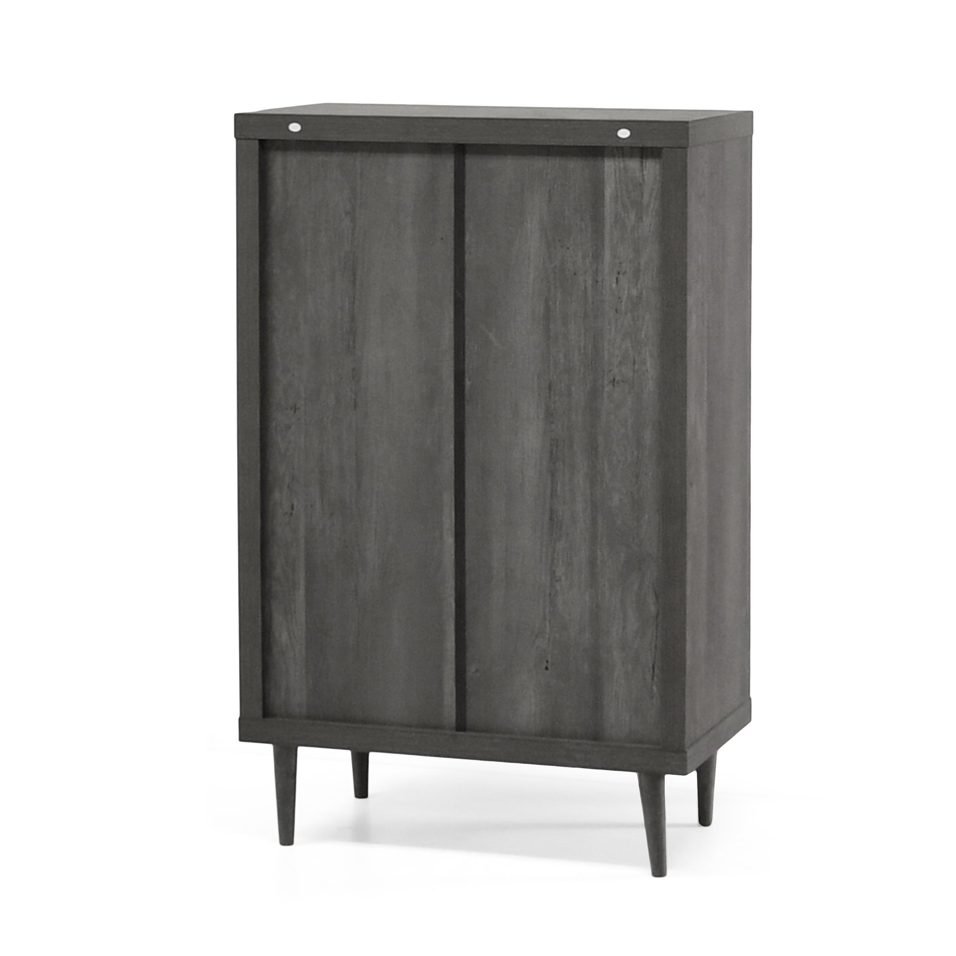 Nystrom - Mid Century Modern 5 Drawer Dresse - Gray - Image 8