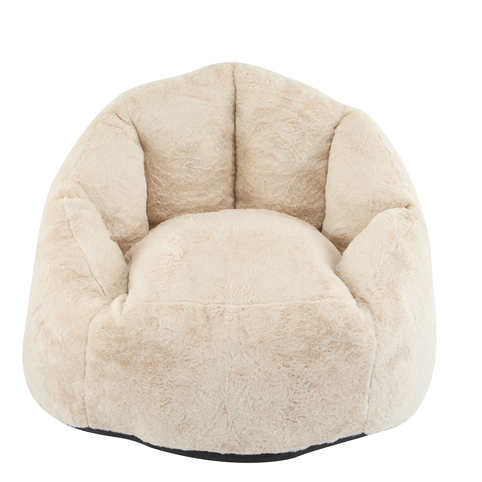 Albi - Indoor Cozy Armchair Style Bean Bag - Beige - Image 6