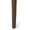 Modern Dining Chair With Upholstery - Dark Brown - Image 13