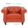 1 Seater Sofa For Living Room - Orange - Image 14