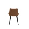 Modern Dining Chair Living Room Metal Leg Dining Chair (Set of 2) - Brown - Image 12