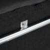Shoe Changing Bench With Silver Metal Legs For Versatile Use - Black - Image 10